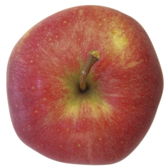 Gala Apfelbaum Hochstamm, Apfel oben